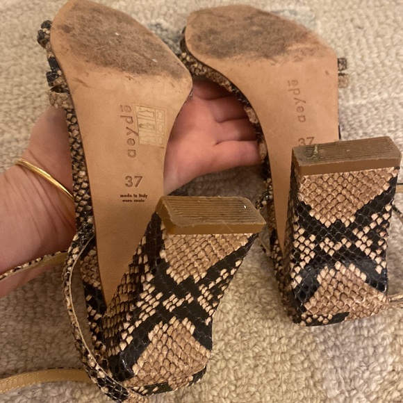 Aeyde snakeskin sandals 37 - Picture 2 of 2